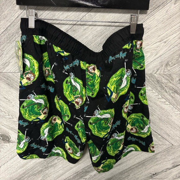 Rick & Morty | Men's Mesh Lined Swimming Trunks with Elastic Waistband size L - Picture 6 of 8